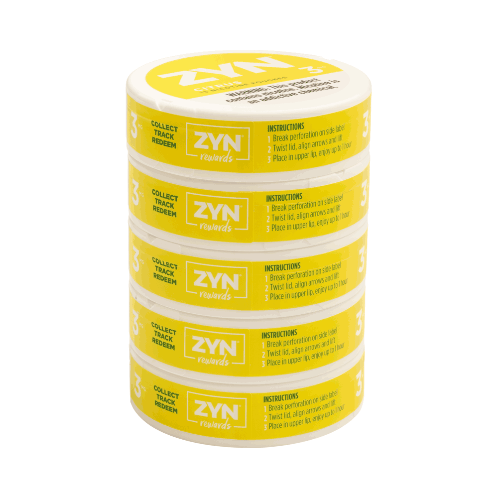 Citrus 3MG Nicotine Pouches, , cigars